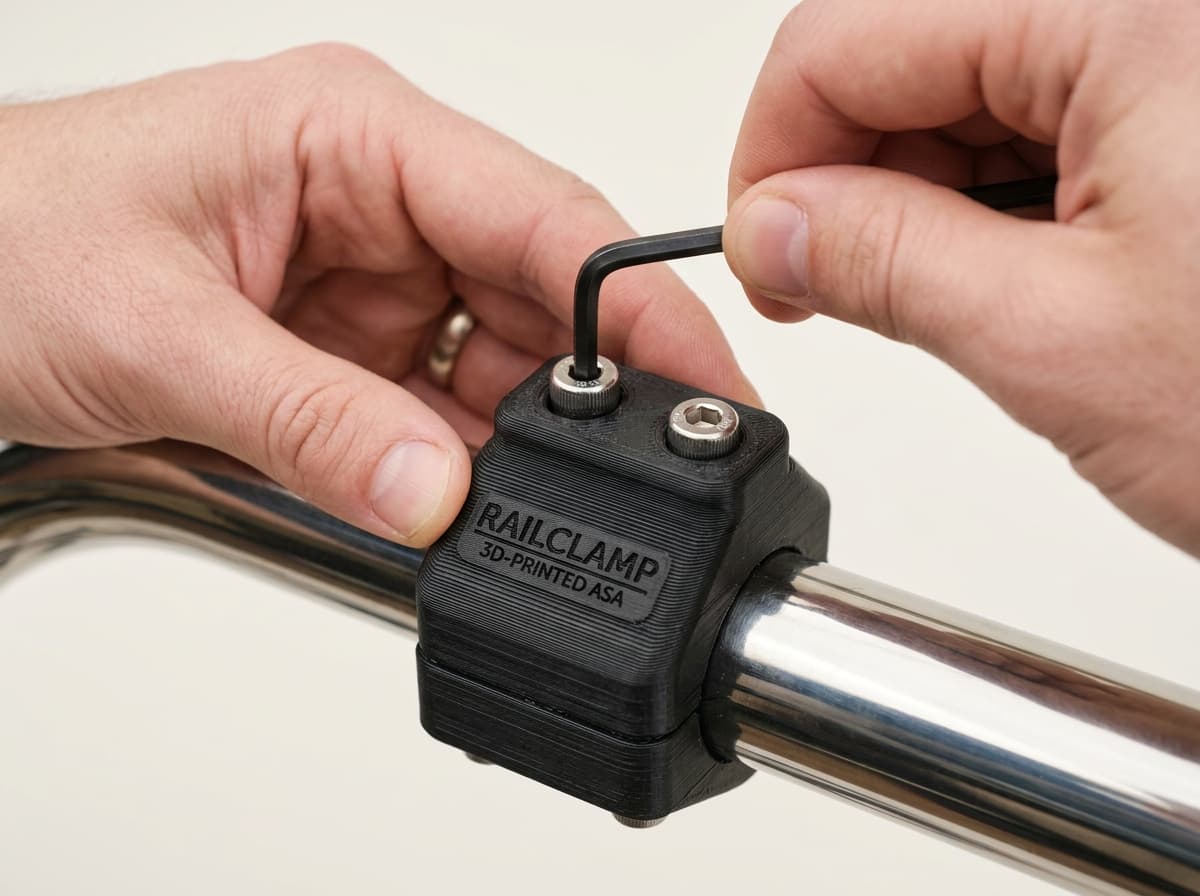 RailClamp Base für eine 32 mm Reling